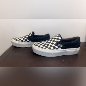 Women’s Vans black and white checkered